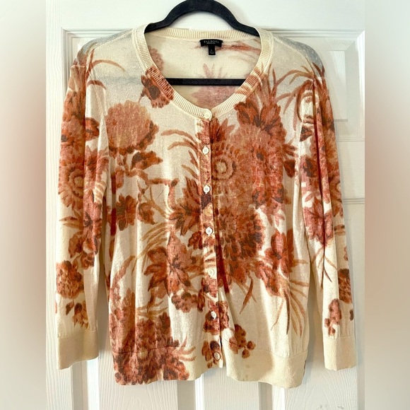 Talbots Sweaters - Talbots Linen Blend Lightweight Size Large 3/4 Sleeve Women’s Cardigan Sweater